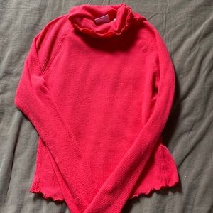 Hot pink urban outfitters turtleneck size S